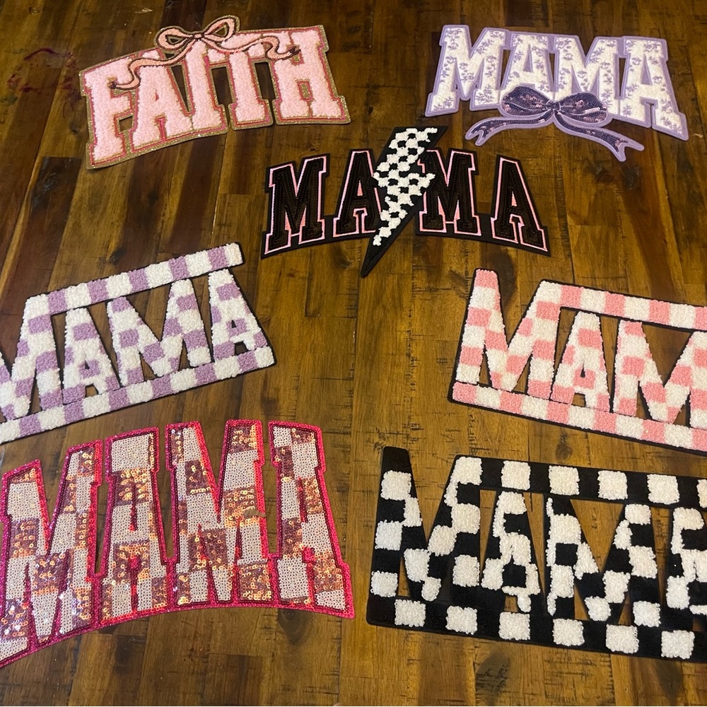 Colorful Embroidered Patches Set